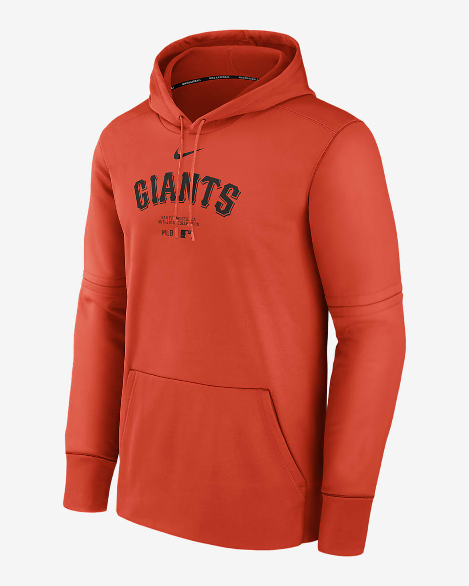 San Francisco Giants Authentic Collection Practice Men s Nike Therma MLB Pullover Hoodie